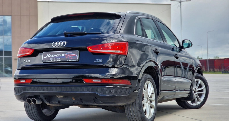 Audi Q3 cena 75900 przebieg: 187000, rok produkcji 2015 z Wronki małe 742